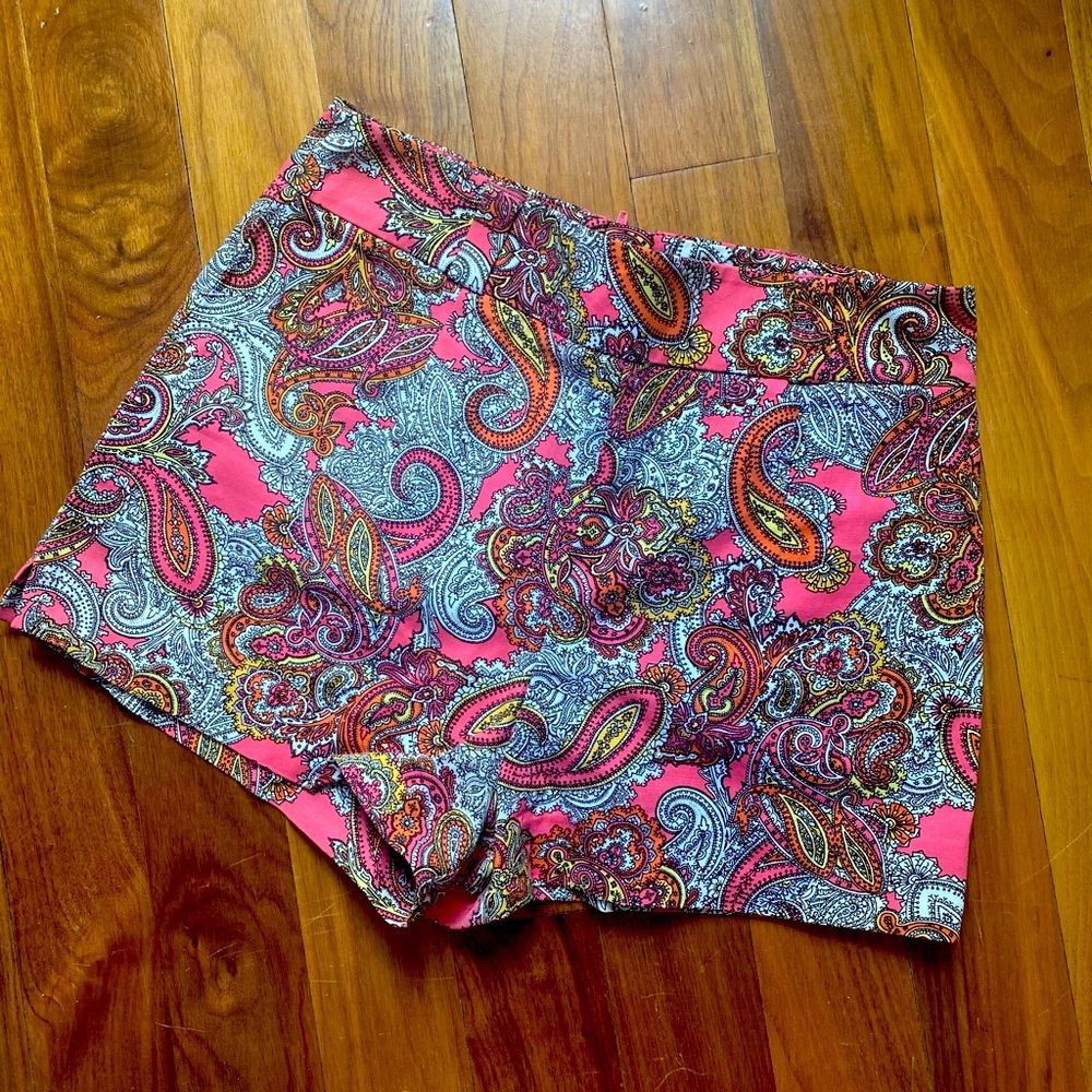 H&M Paisley Shorts Size 6